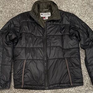 Columbia Men's Titanium Black and Gray Puffer Jacket